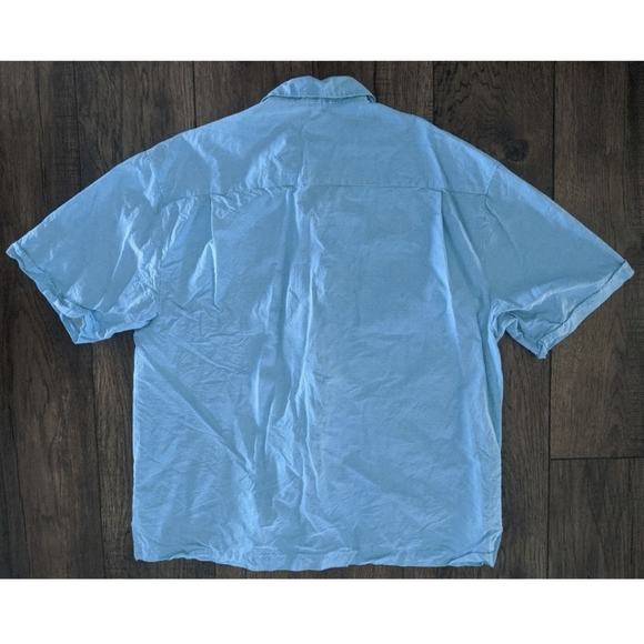 Jamaica Jaxx 100% Silk Relax Hawaiian Pin Up Stitched Camp Collar Shirt Mens XXL - Picture 8 of 12